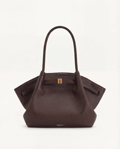 Patina Medium Deri Tote Çanta