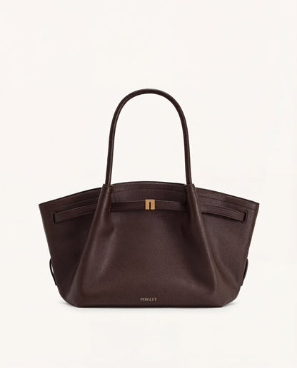 Patina Medium Deri Tote Çanta